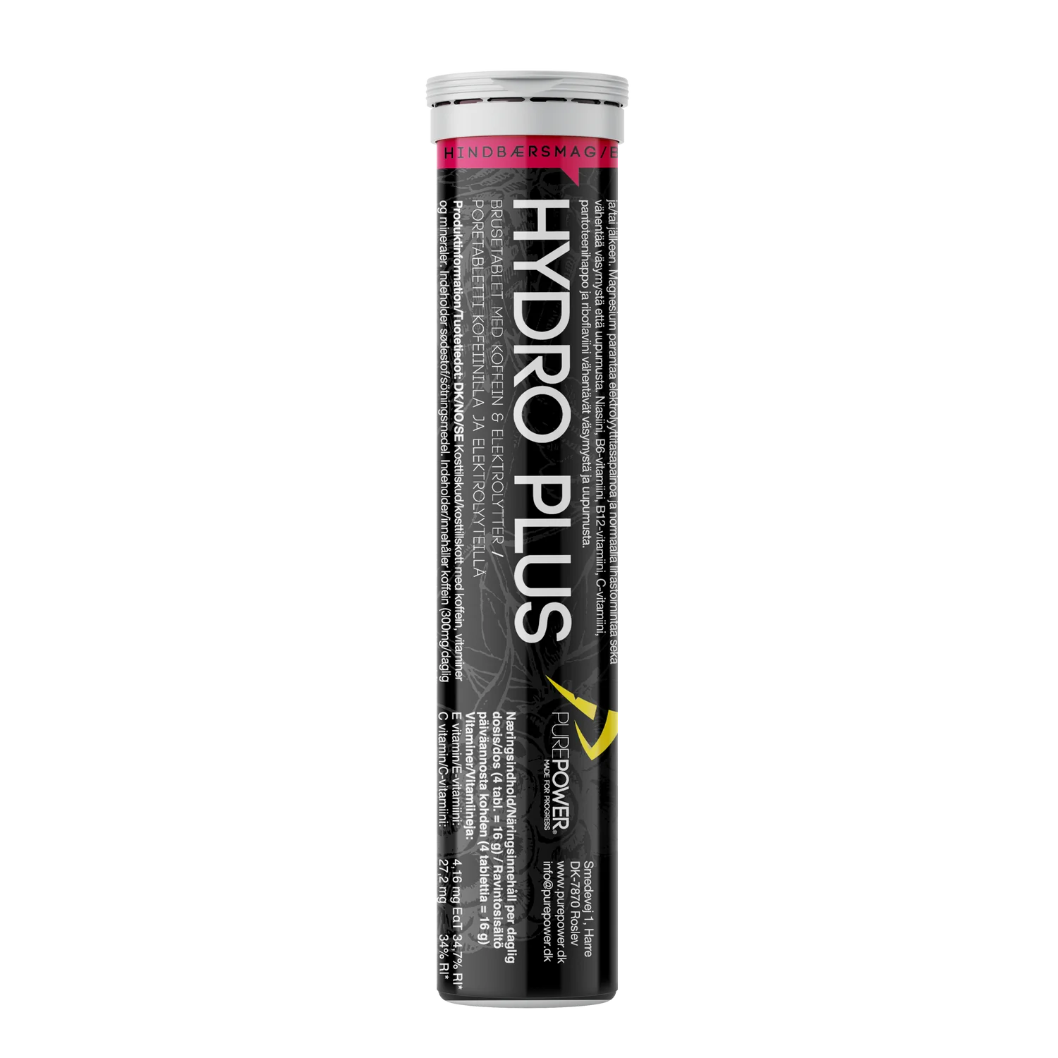 Purepower Hydroplus brustabletter, hallon
