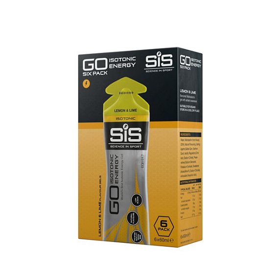 SIS Go Isotonic Energy Gel, citrus-lime 60ml 6p