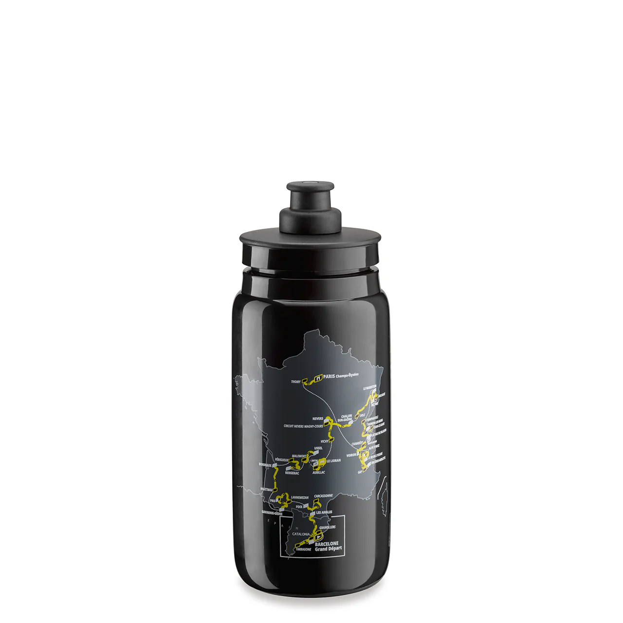 Flaska Elite Fly TdF, svart 550ml
