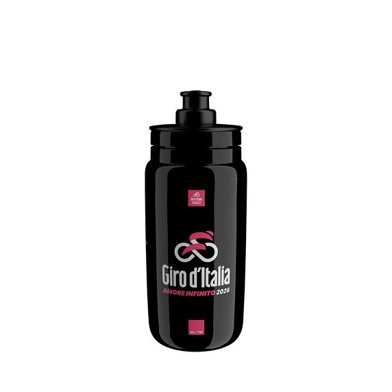 Elite Fly Giro d´Italia flaska, svart 550ml