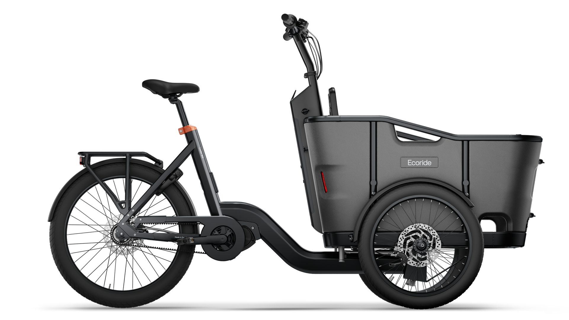 Ecoride Loader 4 lådcykel med remdrift