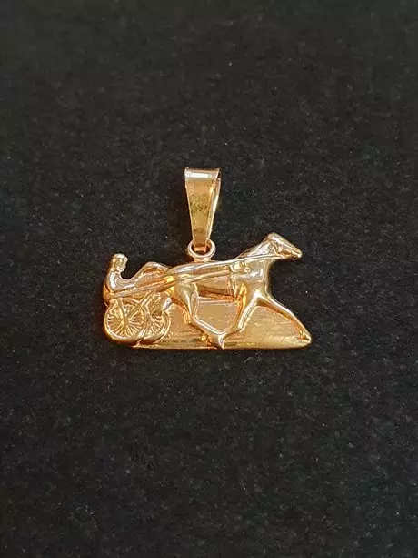 Travhäst med sulky 18K 180567H 