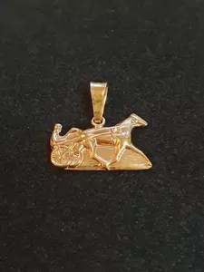 Travhäst med sulky 18K 180567H 