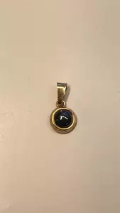 Hänge m hematit sten 18K 180377H