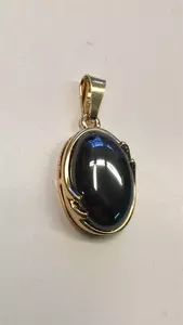 Hänge m hematit sten 18K 180397H