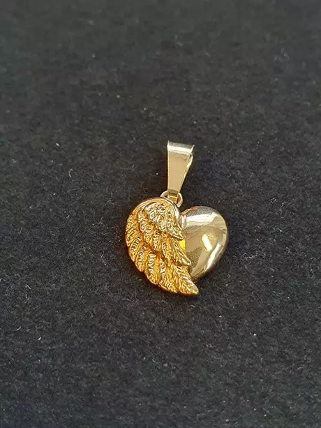 Hjärta med änglavinge 18K 181860H