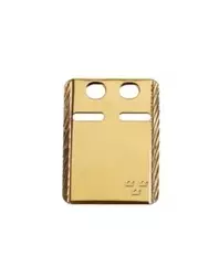 Gravyrbricka 17x23mm ID facetterad 18K