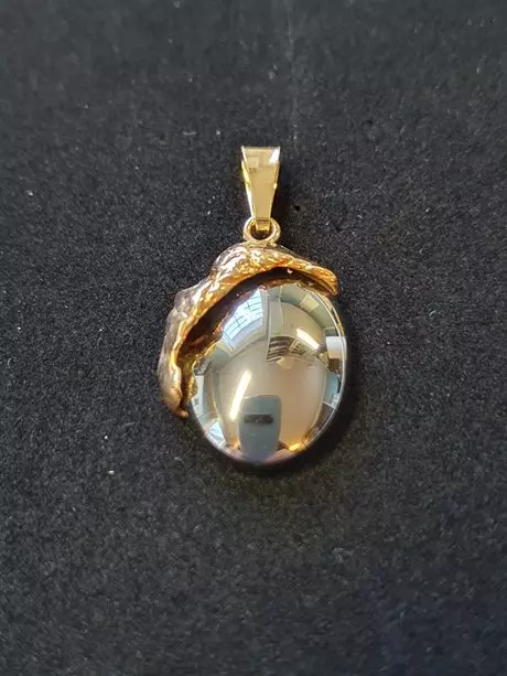 Hänge m hematit sten 18K 180714H