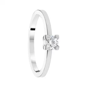 Solitär 0,50 Silver CZ
