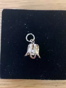 Blåklocka hänge 18K 