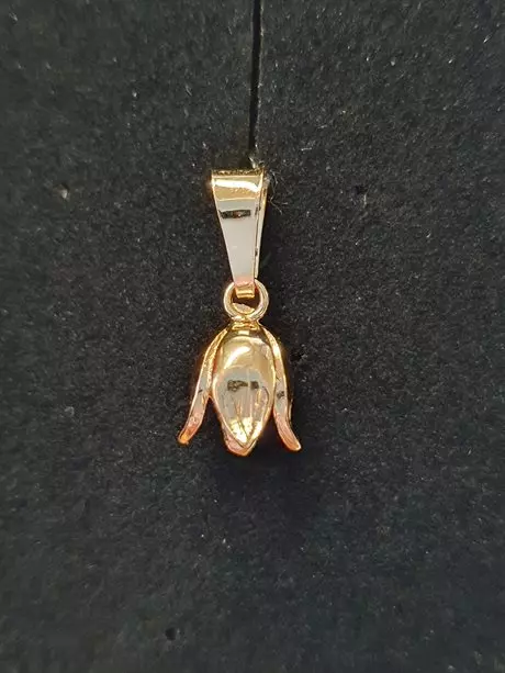 Blåklocka hänge mini 18K 