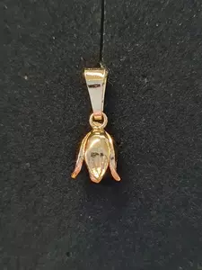 Blåklocka hänge mini 18K 