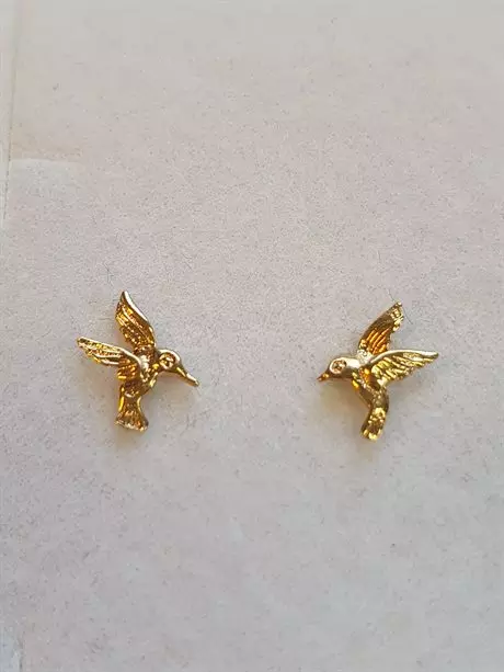 Örhänge kolibri fasta 18K 180477Ö
