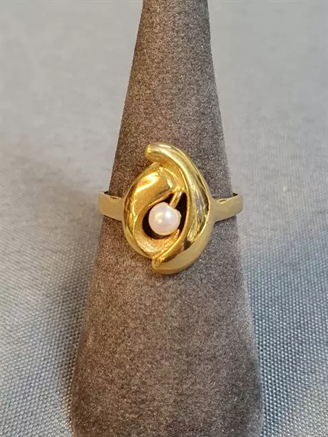 Ring m pärla 18K 180388R