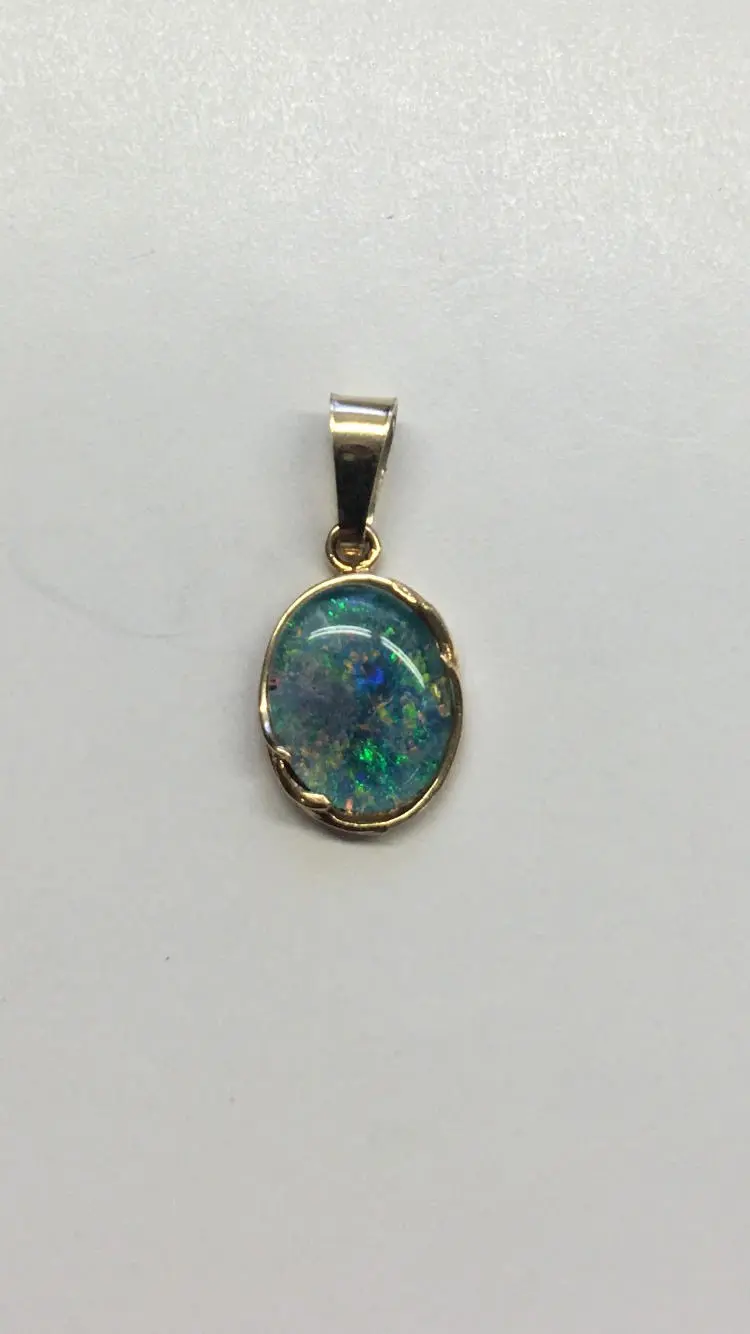 Hänge m opal 18K 180546H-Opal