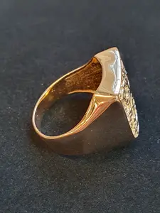 Klackring finskt lejon 18K 180716R