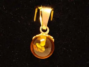 Hänge m bärnsten 18K 180620H