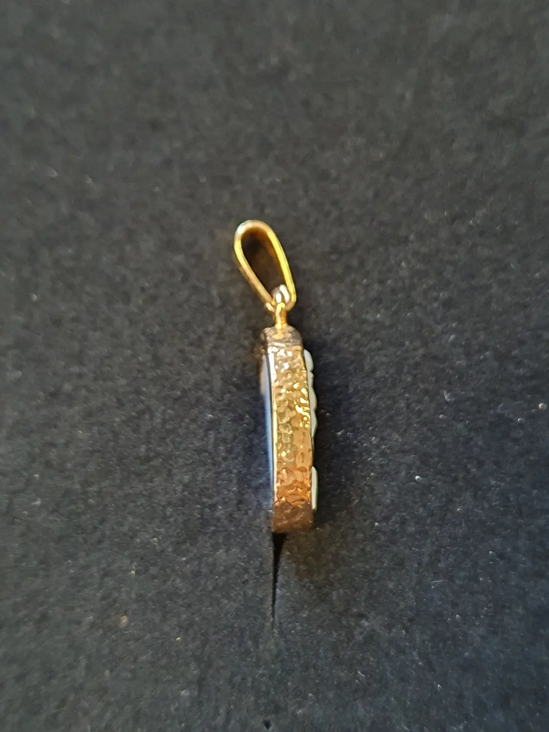 Camé hänge blå 18K 180736H