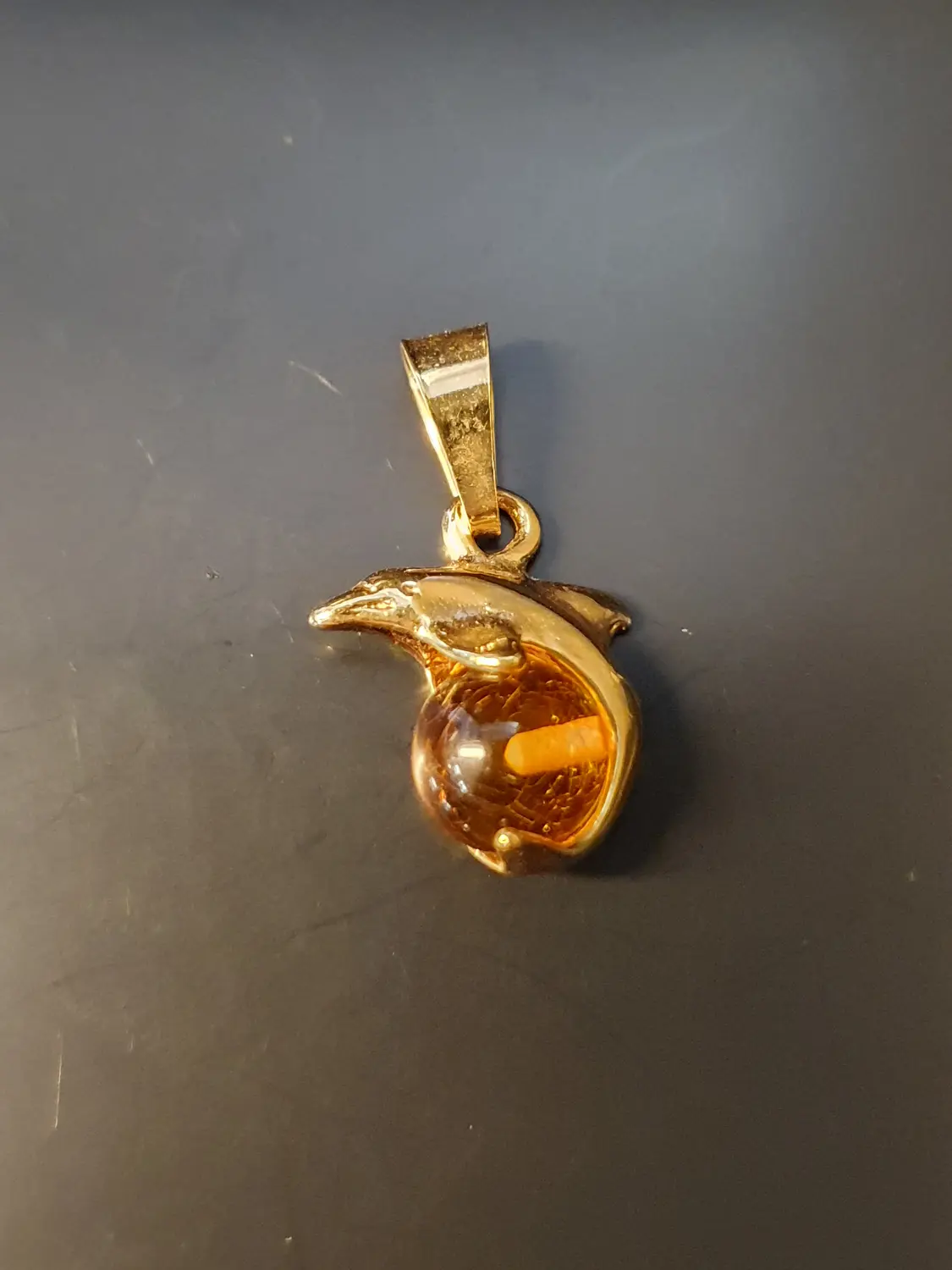 Delfin m bärnsten 18K 180792H