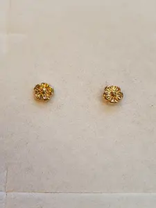 Örhängen blomma fasta 18K 181127Ö