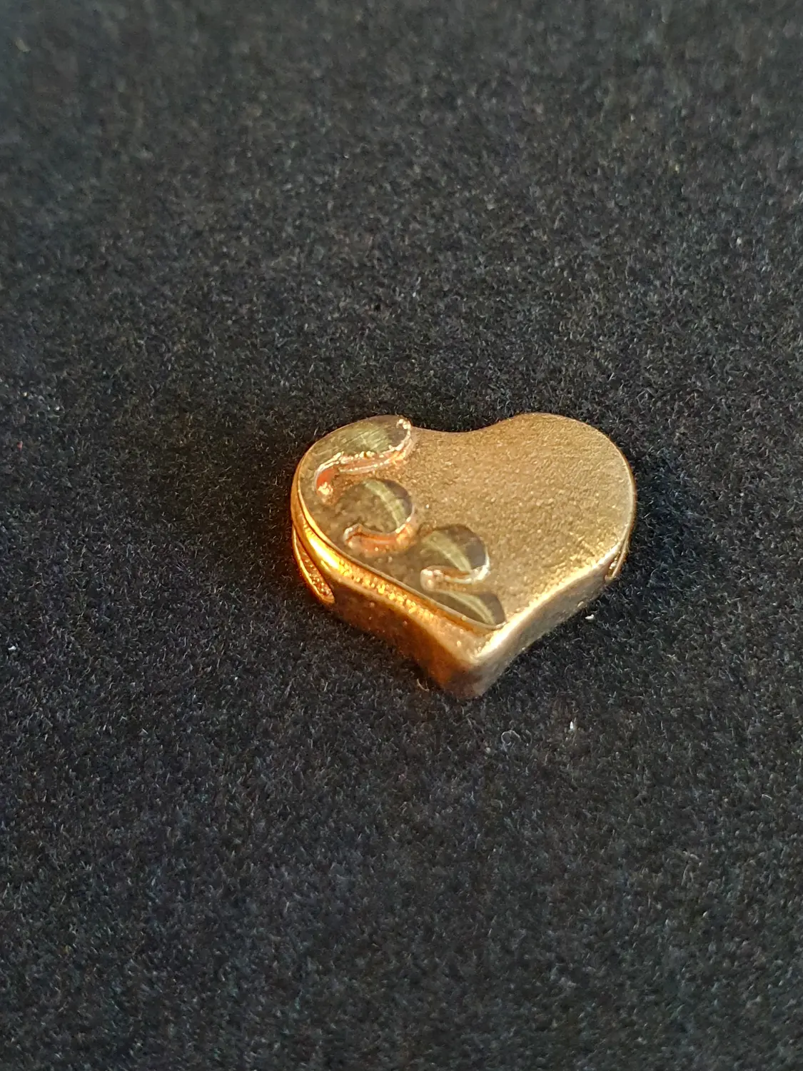 Hjärta matt/blank 18K 181128H