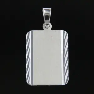 Gravyrbricka 13x19 facetterad Silver