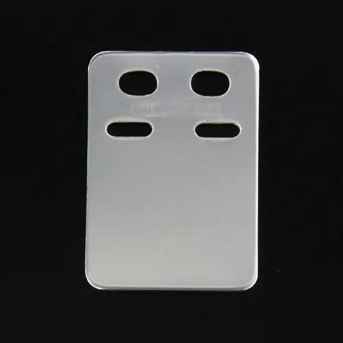 Gravyrbricka 13x19mm ID Silver