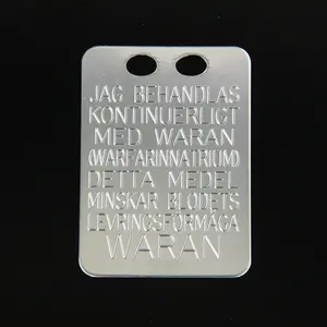Waranbricka 19*27mm silver