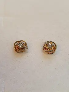 Örhängen snurra m cz 18K 180549Ö