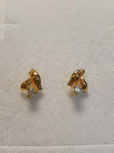 Örhänge Blad m cz 18K 180739Ö