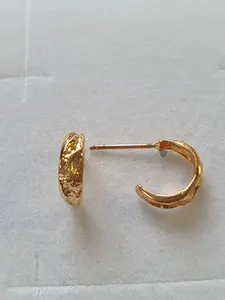 Halv creoler 18K 180779Ö