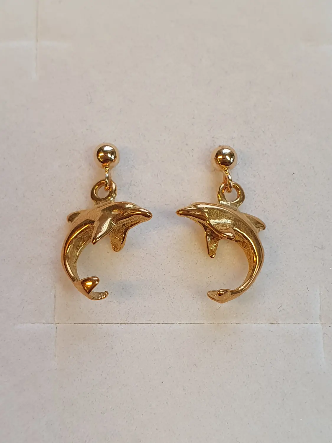Örhängen delfin hängande 18K 180857Ö
