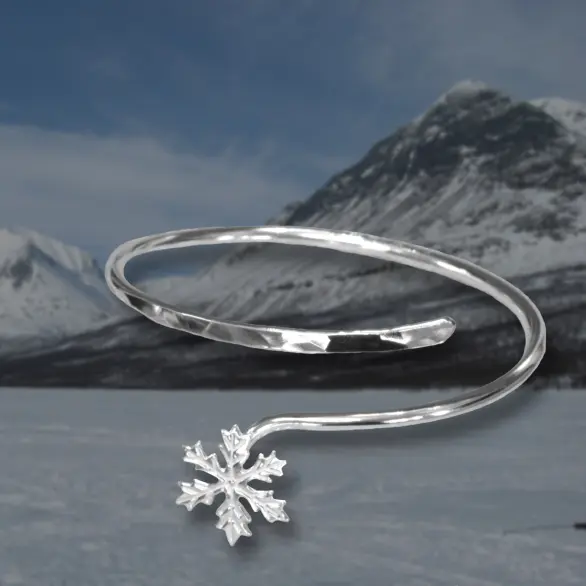 Snöstjärna armring