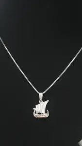 Vikingaskepp - litet silver 9250074H