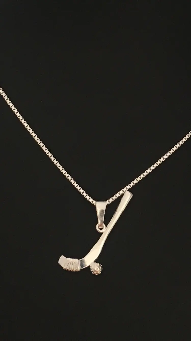 Bandyklubba med boll silver 9250181H