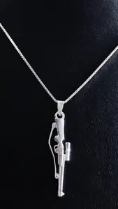 Gevär med kikarsikte silver 9250370H