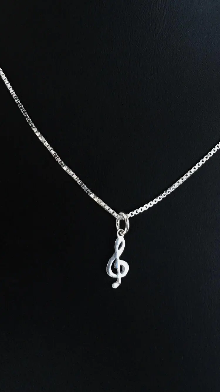 G-klav - liten silver 9250522H