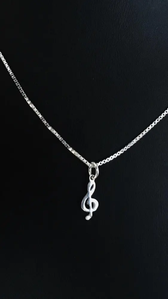 G-klav - liten silver 9250522H