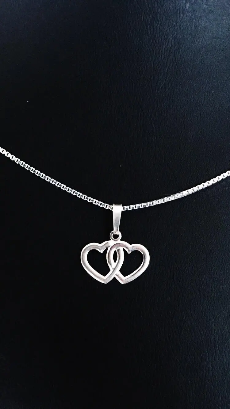 Dubbelhjärta silver 9250542H