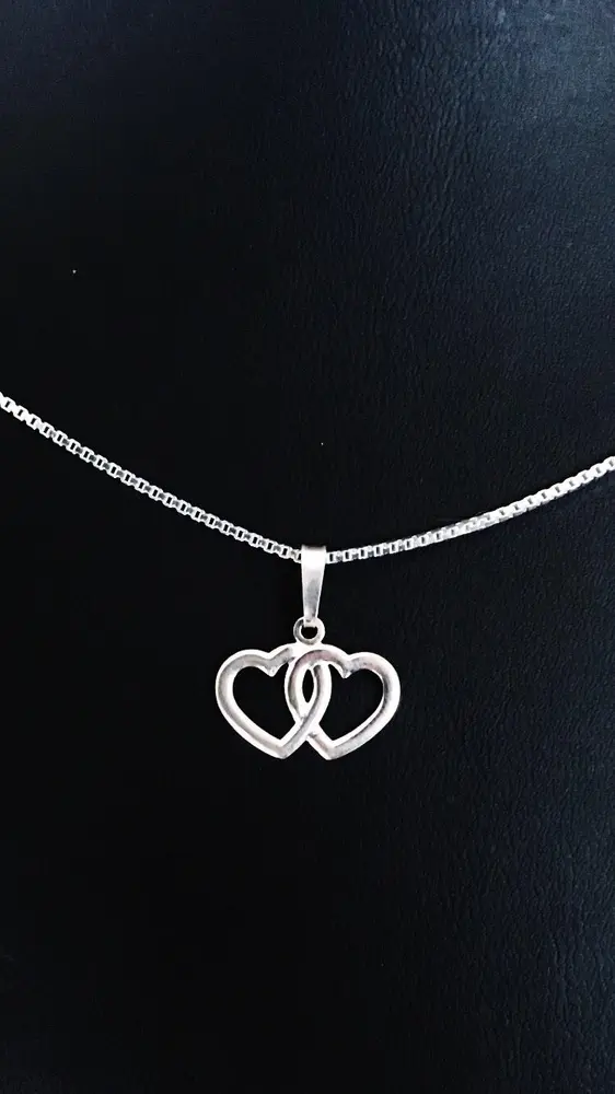 Dubbelhjärta silver 9250542H