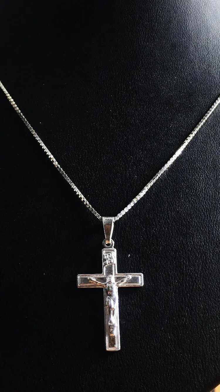 Kors med Jesus silver 9250595H