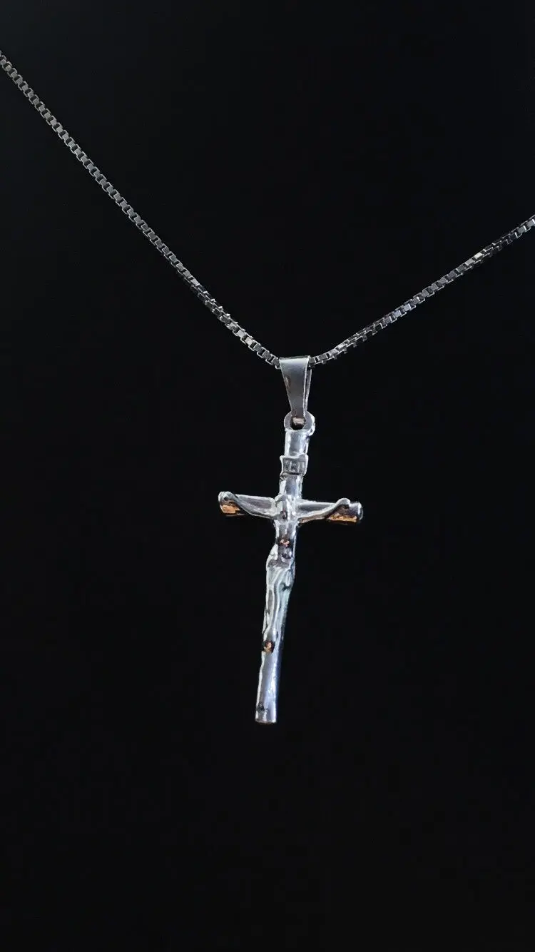 Kors med Jesus silver 9250599H