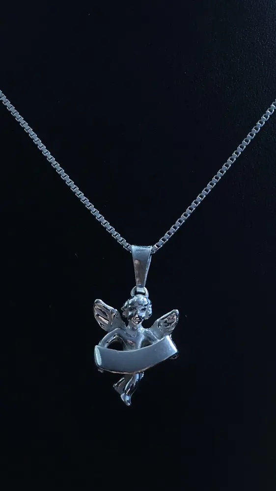 Ängel med skylt silver 9250737H
