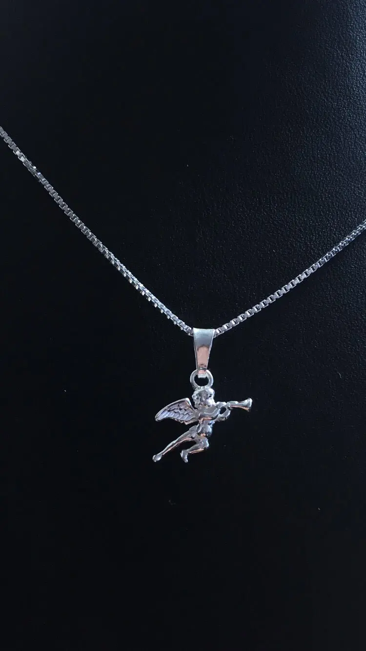 Ängel med trumpet silver 9250745H