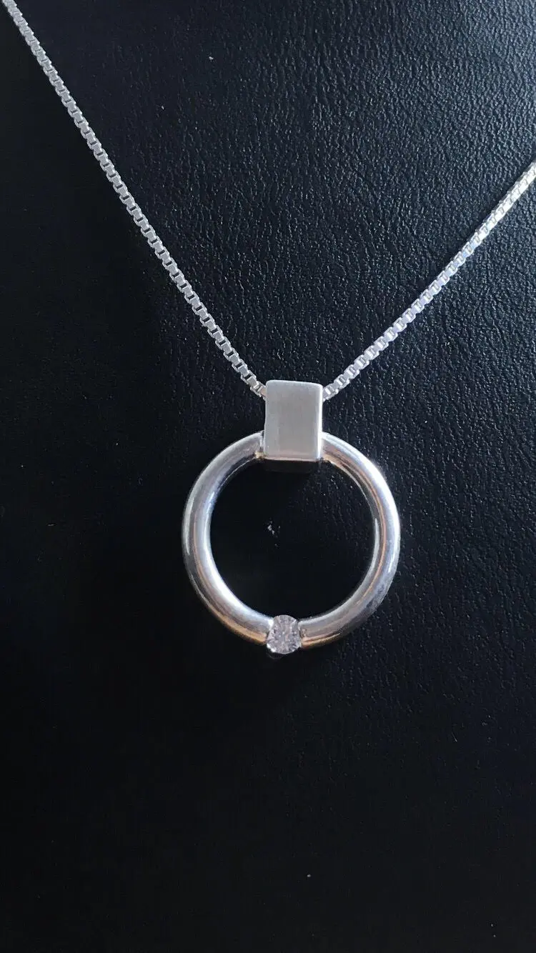 Ring med sten silver 9250868H