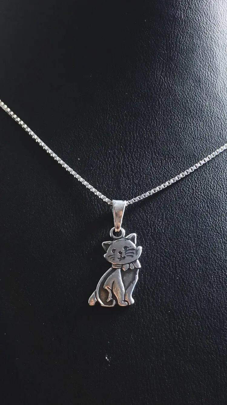 Katt sittande silver 9250889H