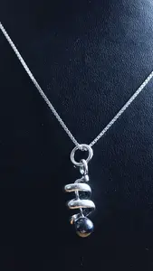 Spiral med hematit silver 9250929H