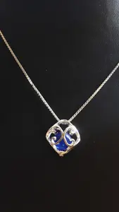 Hänge med blå sten silver 9251175H