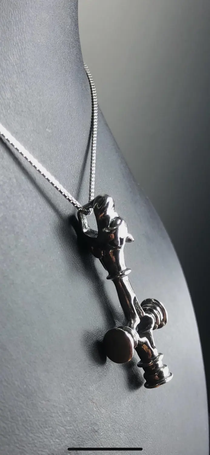 Vargkors oxiderat silver 9251599H