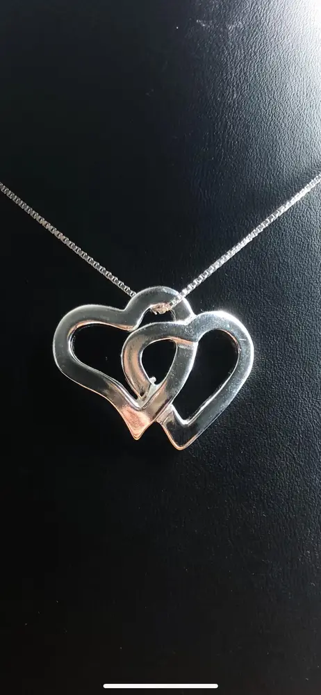 Dubbelhjärta silver 9251620H